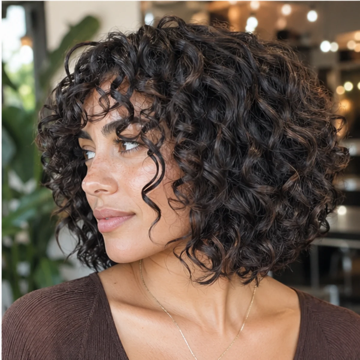 Coily shape with healthy volume and defined silhouette - demo inspiration image.