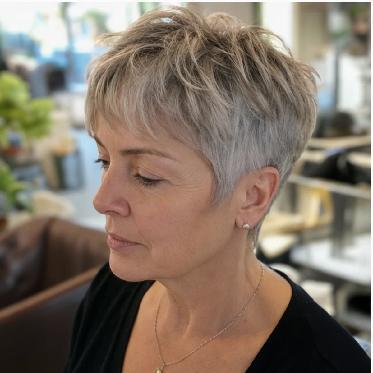 Soft pixie cut with wearable movement - demo inspiration image.